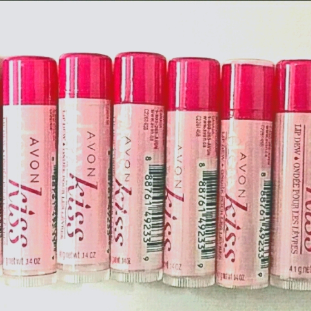 Avon Dew Kiss Lip Balm Lot of 5
